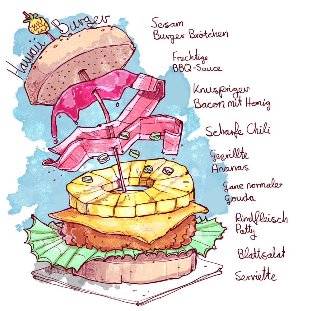Illustration Burger