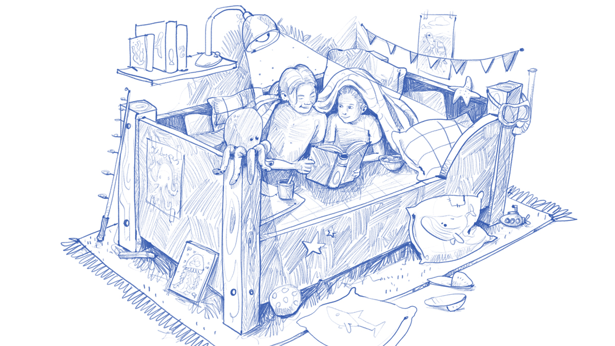 Theaterillustration Marianengraben